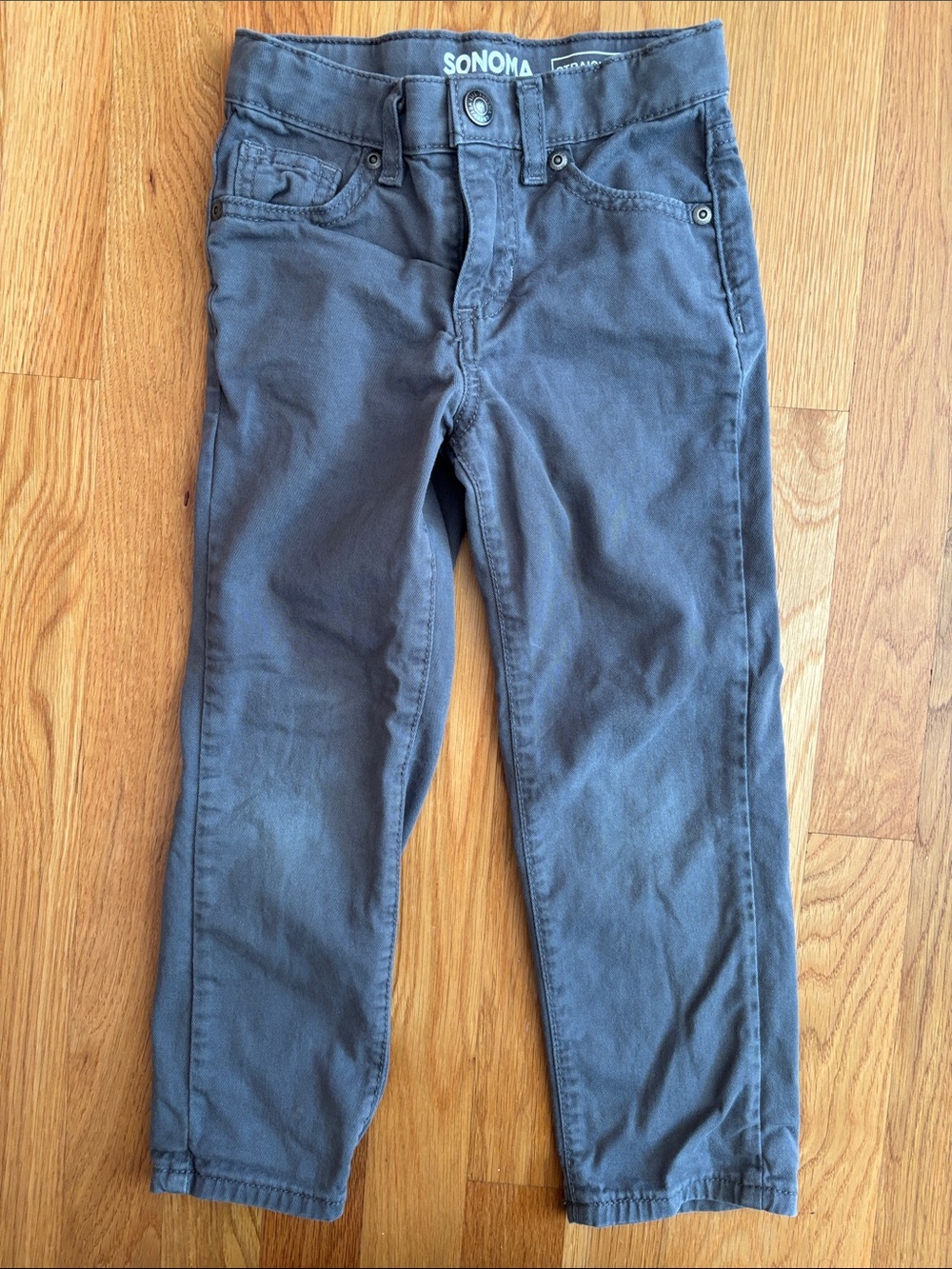 Size 5 Sonoma Straight Fit Gray Khaki Pants
